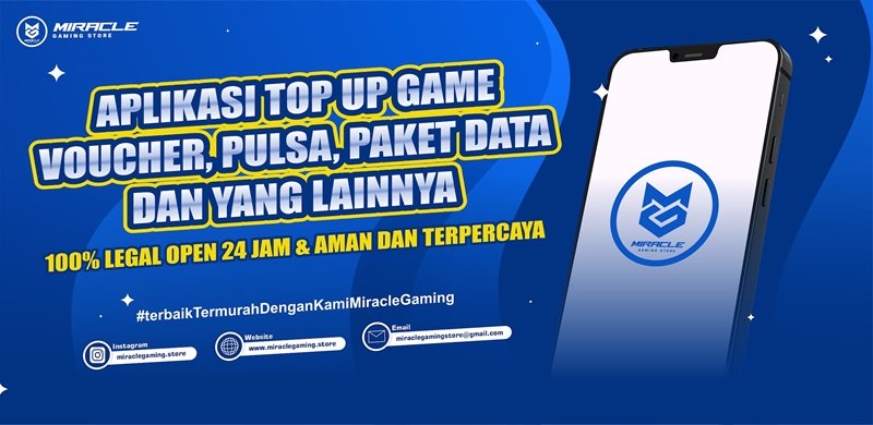 Promo Terbatas! Top Up Mobile Legends via Pulsa Harga Dijamin Murah Cuma di Miracle Gaming&nbsp;Store!